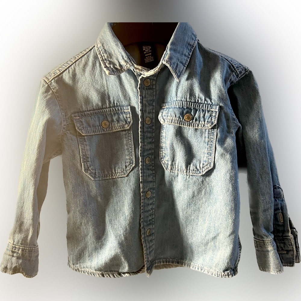 Denim shirt Button down US 2T